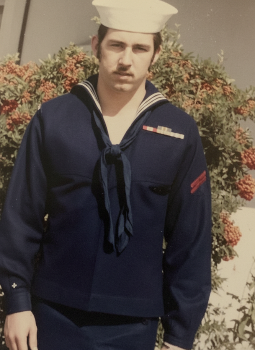 Restored military portrait