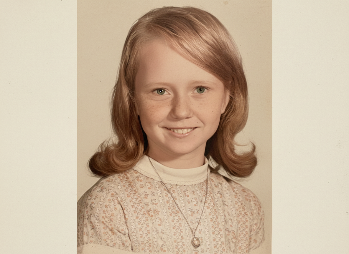 Restored school portrait