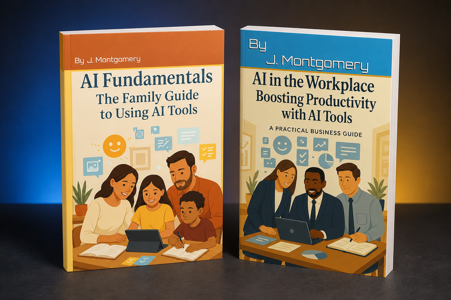 AI Fundamentals: The Family Guide to Using AI Tools and AI in the Workplace: Boosting Productivity with AI Tools by J. Montgomery