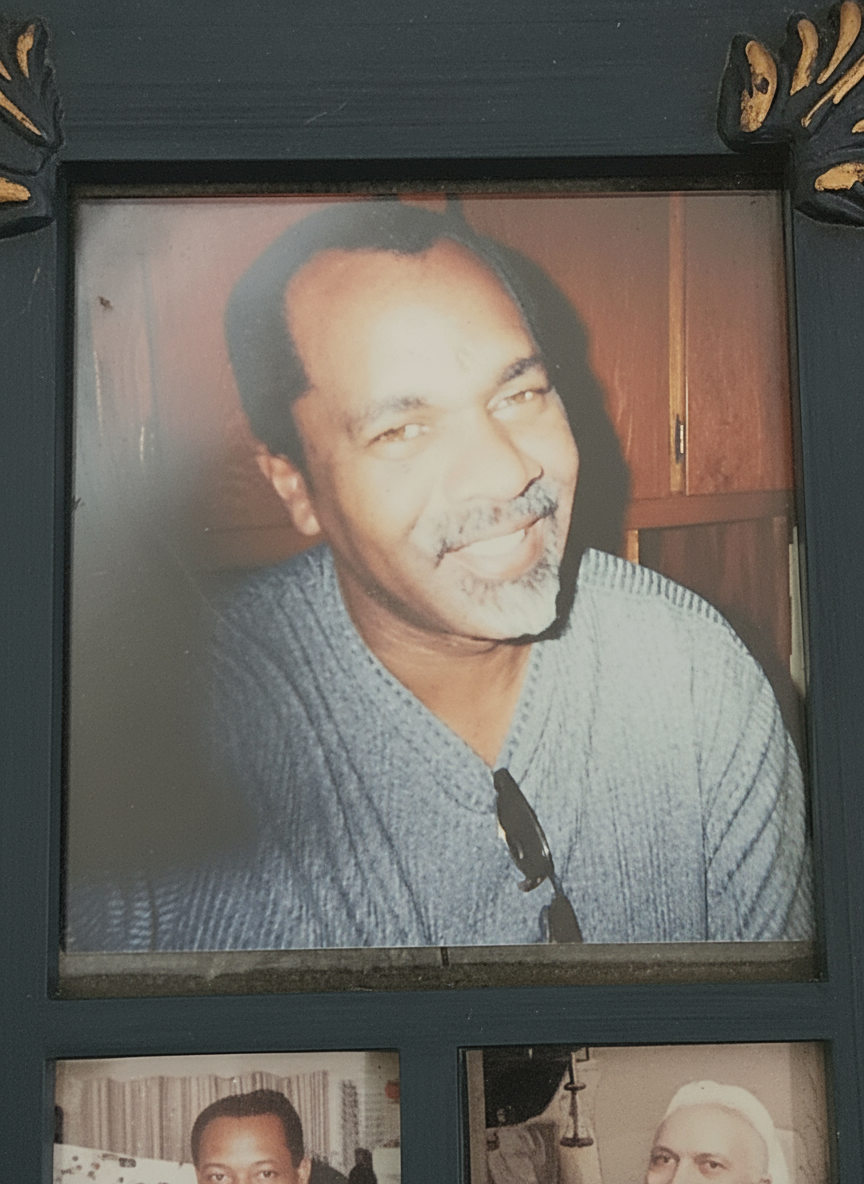 Faded framed portrait