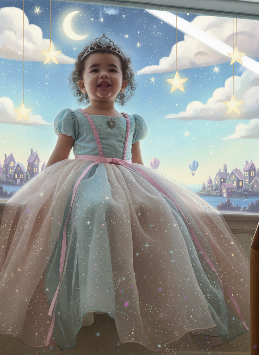 Princess fairy tale scene